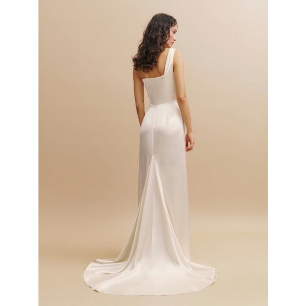 Reformation Eisa Silk Dress Ivory size 4 NWT - Picture 4 of 15